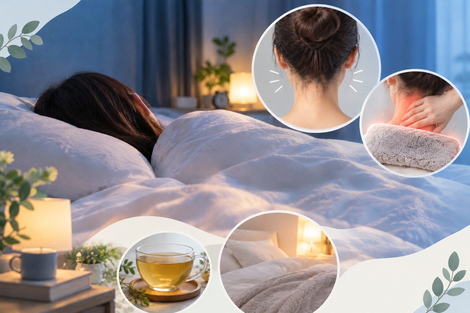 【不眠を改善する方法とは？】不眠の原因と快眠習慣・不眠に効くツボを解説